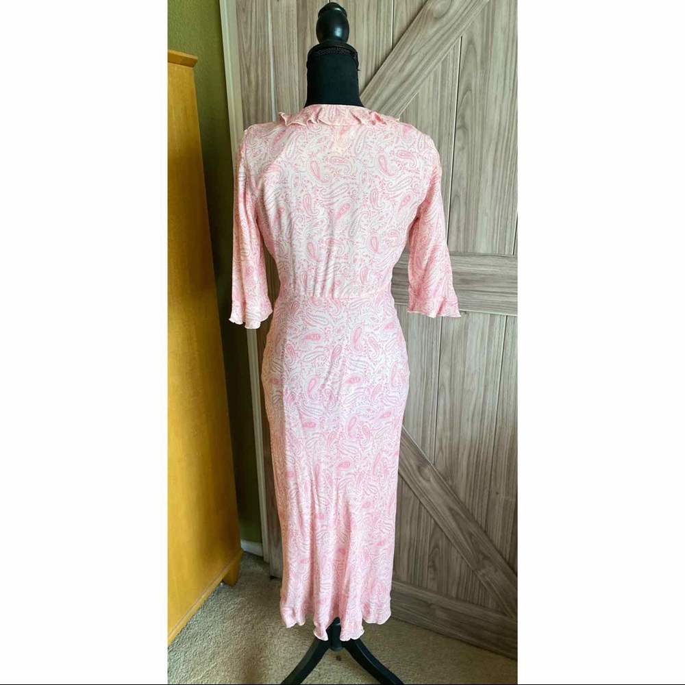 ICE Pink Paisley Print Dress - Picture 2 of 6